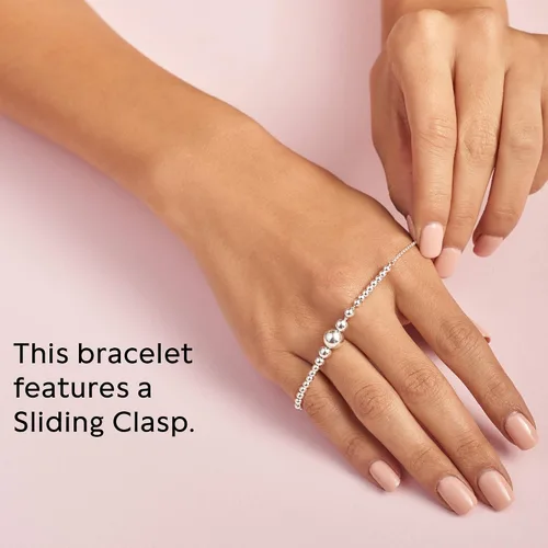 Vista 4 de PANDORA Cadena de joyería de cuentas pulsera deslizante pulsera de plata esterlina