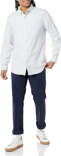 Vista 3 de Tienda Essentials Camisa de vestir elástica de manga larga para hombre