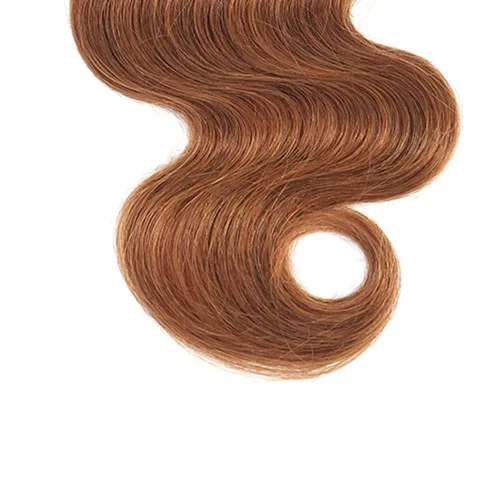 Vista 6 de #30 - Paquete de cabello humano ondulado marrón claro, 12, 14