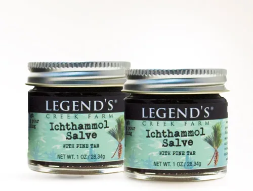 Vista 10 de Legend's Creek Farm Herbal Salve - Ungüento curativo con aceite de cáñamo, consuelda y mirra, bálsamo natural para piel agrietada, rasguños