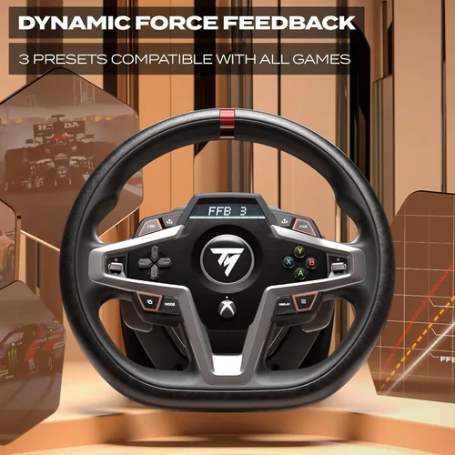 Vista 3 de Thrustmaster T248X Racing Wheel and Magnetic Pedals HYBRID DRIVE Magnetic Paddle Shifters Dynamic Force Feedback Screen with Racing Information XBOX