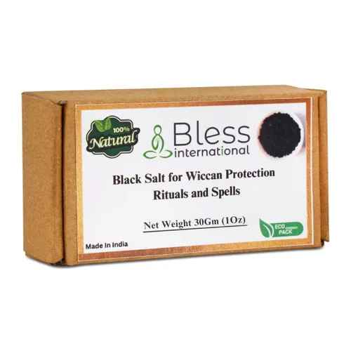 Vista 7 de Sal negra para rituales y hechizos de protección de Wicca, 1 oz