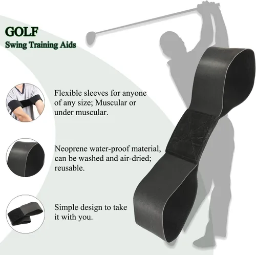 Vista 4 de hicocool Ayudas de entrenamiento de swing de golf de 3 piezas