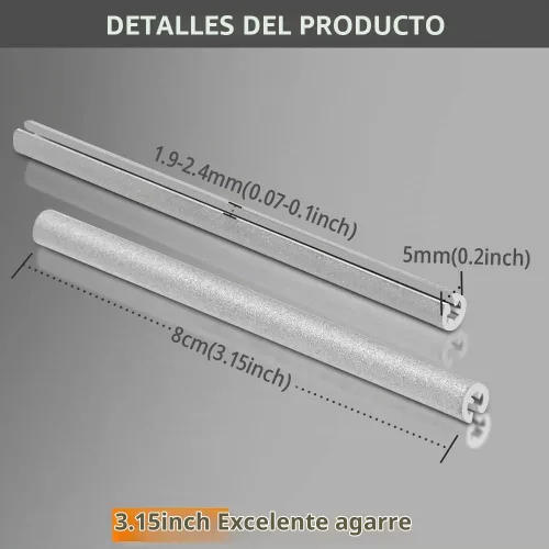 Vista 2 de Reflector de radios para bicicleta, reflectores de radios de bicicleta de visibilidad de 360°, clips reflectantes impermeables para bicicletas