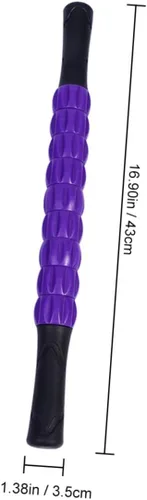 Vista 2 de TIDTALEO Práctico rodillo muscular para masaje de tejido profundo, rueda de relajación de plástico para hombres y mujeres, mango ergonómico
