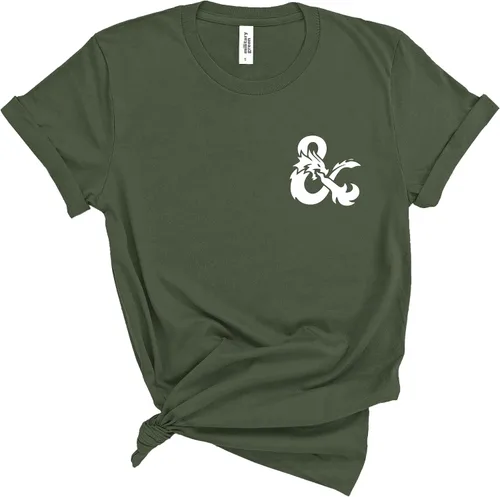 Vista 5 de D&D Shirt, Pocket Dragon, DM Shirt, D20 Tshirt Black