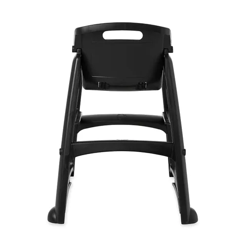 Vista 4 de Rubbermaid Commercial Products - Sillas altas resistentes para bebés y niños pequeños, Negro