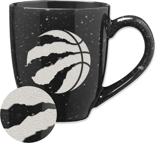 Vista 114 de Rico Industries NBA 16 oz Team Color Laser Engraved Speckled Ceramic Coffee Mug 3-Color del