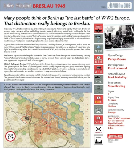 Vista 3 de ATO: Against The Odds Magazine #56 - Hitler's Stalingrad: Breslau 1945 Juego de mesa