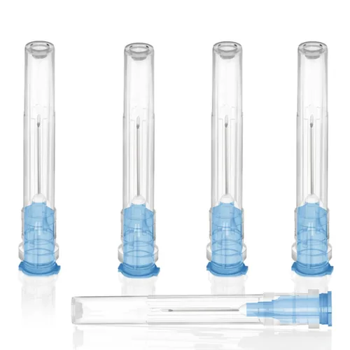 Vista 14 de Paquete de 100 suministros de laboratorio desechables de 18Ga 1 pulg/25mm con envasado sellado individualmente