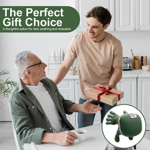 Vista 7 de Masajeador de cuello con dedos, masajeador térmico biónico, masajeador de cuello y hombros, masaje eléctrico inalámbrico portátil Shiatsu 4D, diseño