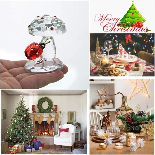 Vista 9 de H&D HYALINE & DORA Sun Catcher Crystal Animal Figurine Ornamento Home Mesa Decoation Pisapapeles