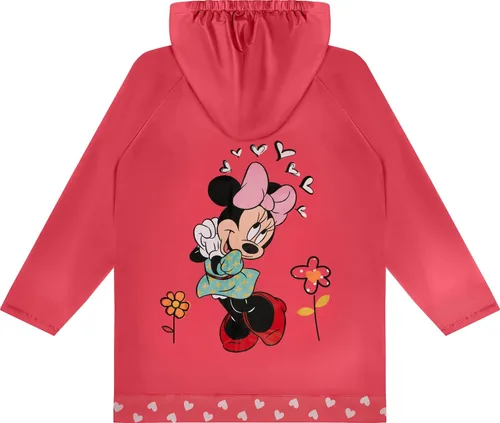 Vista 2 de Disney Girls' Minnie Mouse Pink Hooded Rain Slicker