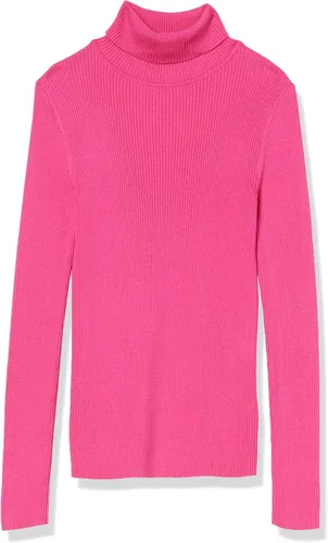 Vista 5 de Tienda Essentials Suéter ligero de manga larga y cuello alto para mujer