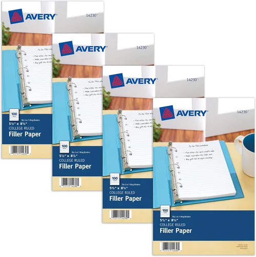 Vista 8 de Avery Mini 5-1/2 x 8-1/2 carpeta de papel Paquete de 10