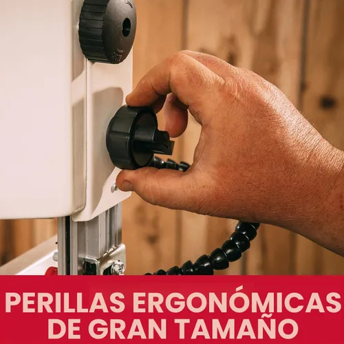 Vista 8 de JET Sierra de cinta para carpintería de 10 pulgadas con soporte, 1/2 HP, 115V 1Ph (modelo JWB-10)
