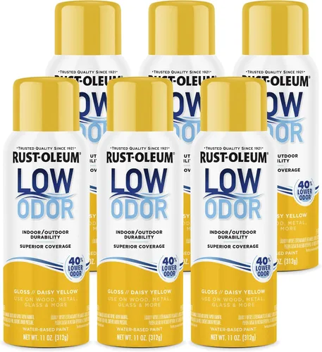 Vista 37 de Rust-Oleum - Pintura en aerosol prémium de bajo olor, gris ancla brillante Olor 40% menor que las pinturas en aerosol tradicionales, durabilidad