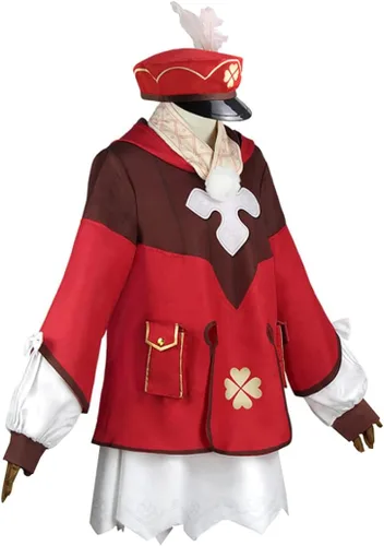 Vista 2 de MayMaxPlay Genshin Impact Cosplay - Disfraz de cosplay de Klee para Halloween conjunto completo