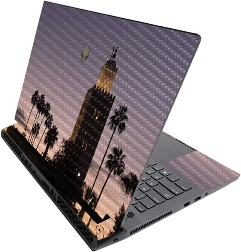 Vista 723 de MightySkins - Skin brillante con purpurina para Alienware M17 R3 (2020) y M17 R4 (2021) - Diversión de los años 90 Acabado duradero con purpurina