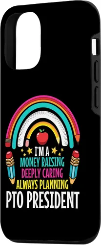 Vista 2 de iPhone 15 Parent Teacher Organization PTO President Appreciaton PTO Case