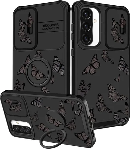 Vista 169 de Funermei para Samsung Galaxy Z Flip 4 Funda - Funda de Teléfono Bonita para Mujeres y Niñas con Mariposas Bonita Estética Femenina Diseño