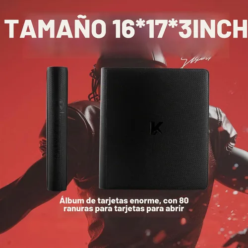 Vista 5 de Carpeta de tarjetas coleccionables de 2000 bolsillos (NEGRO)