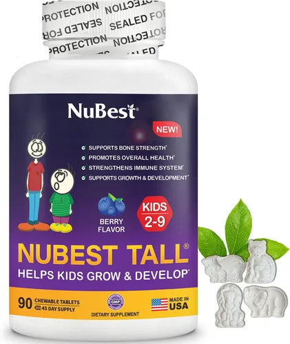 Vista 7 de NuBest Tall Kids - Ayuda a los niños a crecer y desarrollarse saludablemente - Apoyo a la inmunidad y la fuerza ósea - Multivitaminas y minerales