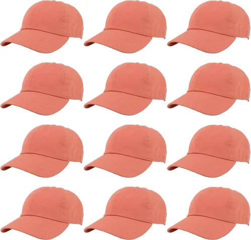 Vista 32 de Gelante Gorras de béisbol 100% algodón liso en blanco tamaño ajustable al por mayor a granel de 12 unidades Verde militar