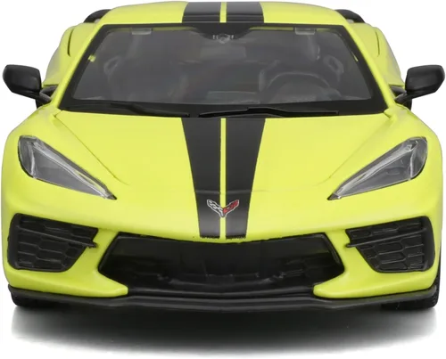 Vista 5 de Maisto 1:24 SE 2020 Chevrolet Corvette Stingray Z51 - Amarillo