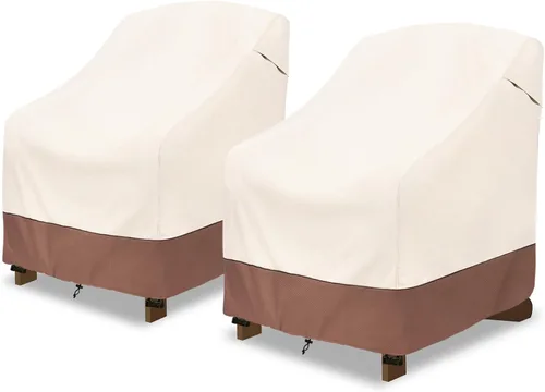 Vista 19 de okcool Funda para Mesa Auxiliar de Mimbre de Patio, Impermeable, Cuadrada, Funda para Mesa Auxiliar Pequeña de Patio, Adecuada para Mesa Auxiliar