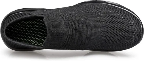 Vista 3 de Raoendis Zapatos de caminar para mujer Zapatos deportivos tipo calcetín para uso diario casual, zapatos cómodos de trabajo de enfermería