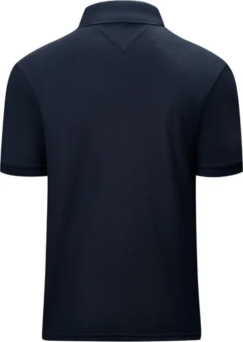 Vista 2 de Mens Polo Shirts Moisture Wicking Short Sleeve Casual Tennis Golf Shirt
