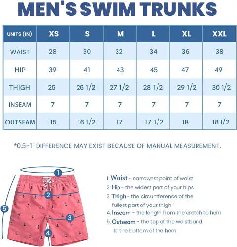 Vista 6 de maamgic Mens Quick Dry Stretch Short Boardshorts Flamingo Swim Trunks