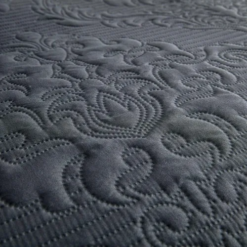 Vista 9 de CHIXIN Juego de colcha cubrecama edredón tamaño Full - Funda de cama ligera - Acolchado ultrasónico - Colcha reversible de 5 piezas - Elegante