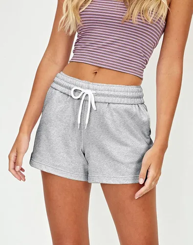 Vista 2 de AUTOMET - Pantalones cortos para mujer pantalones cortos casuales de cintura alta y deportivos para el verano pantalones cortos cómodos