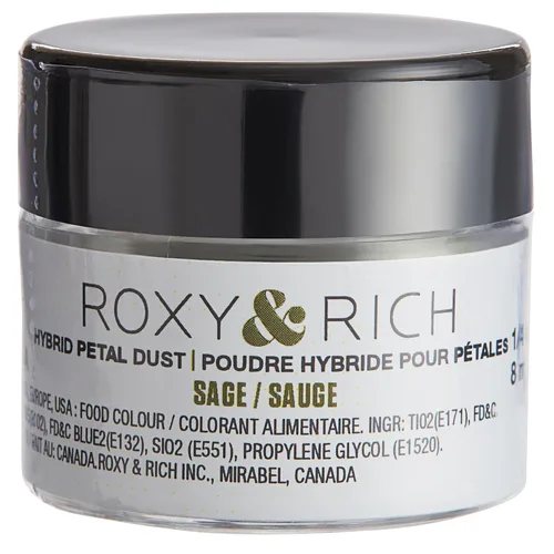 Vista 19 de Roxy & Rich - Polvo híbrido de pétalos en polvo, color alimentario, volumen de 0.3 fl oz, color azul bebé