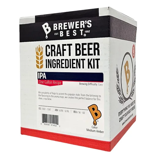 Vista 4 de Home Brew Ohio Kit de ingredientes de cerveza IPA (India Pale Ale)