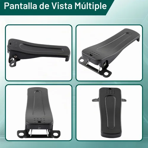Vista 5 de AUTOKAY Clip de cinturón para RETEVIS H-777 BF-666S, BF-777S, BF-888S Model Radio+Tracking
