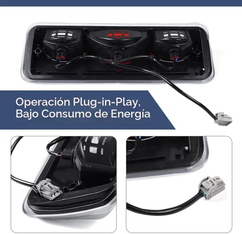 Vista 5 de PIT66 Tercera luz de freno compatible con Ford F150 2004-2008