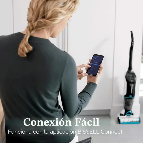 Vista 5 de Bissell CrossWave Cordless Max Aspiradora y Fregona Todo en Uno, Aspira, Friega y Seca, Limpiador para Pisos Duros y Alfombras, Aspiradora