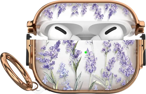 Vista 18 de Maxjoy Funda para AirPods 3 con cerradura, funda protectora rígida de 3ª generación para AirPod de 3ª generación para mujeres y hombres con llavero