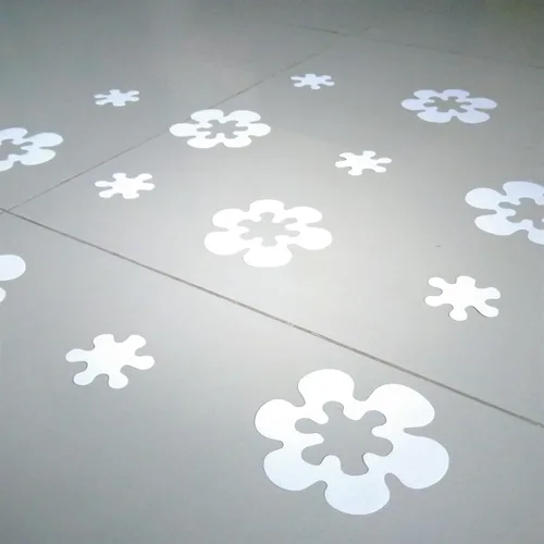Vista 5 de COMPAC HOME Select Safe-T-Shapes, Large, White Daisy 14 Count (Pack of 2)