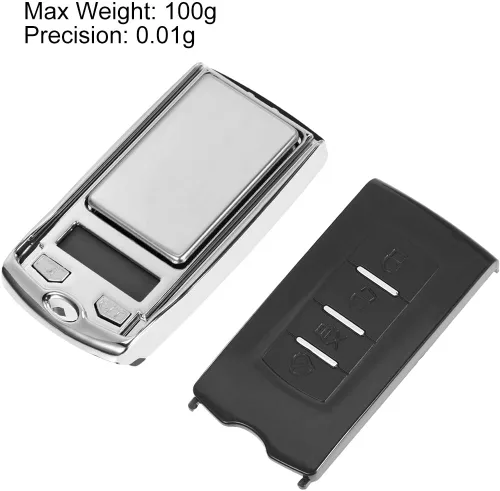 Vista 4 de uxcell Estilo dominante electrónico de la escala 3.53 oz 0.0004 oz del bolsillo de Digitaces mini