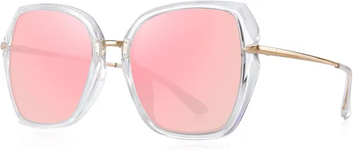 Vista 10 de Lentes de sol polarizados para mujer, con protección UV400, anteojos de moda Negro