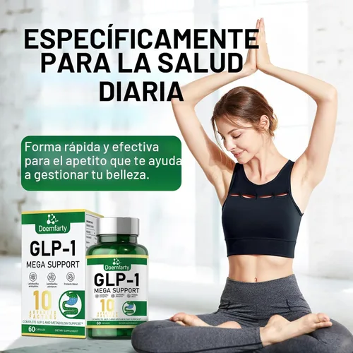 Vista 7 de Suplemento GLP-1, GLP-1 Activate con 10 mil millones de probióticos de múltiples cepas UFC. Producción naturalmente GLP1, cápsulas probióticas GLP-1