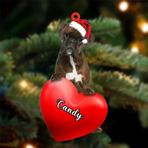Vista 73 de Adornos de Navidad personalizados para perros, nombre personalizado, adorno de Malamute de Alaska, adornos acrílicos, regalos de Navidad, amantes