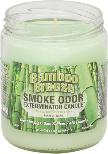 Vista 4 de Smoke Odor Exterminator - Vela en tarro de 13 oz, Trippy Hippie Hippie Trippy