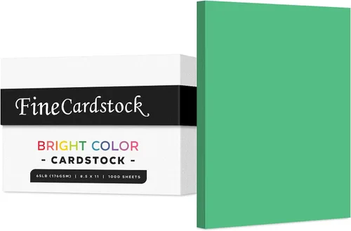 Vista 33 de Papel de alta calidad para tarjetas de colores, caja de 1000 hojas, cartulina de peso medio de 65 libras, perfecta para suministros escolares, artes