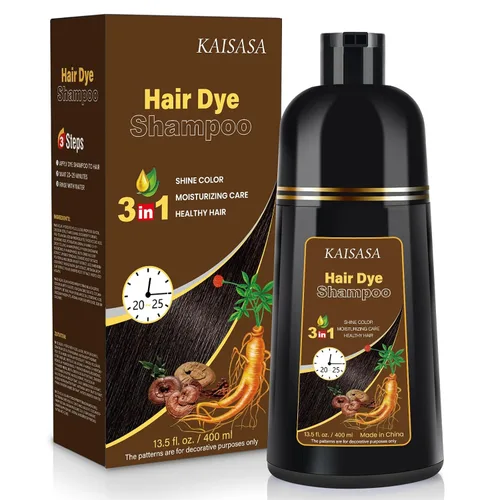 Vista 9 de IIIMEIDU MEIDU Champú de tinte para cabello negro 3 en 1 para mujeres