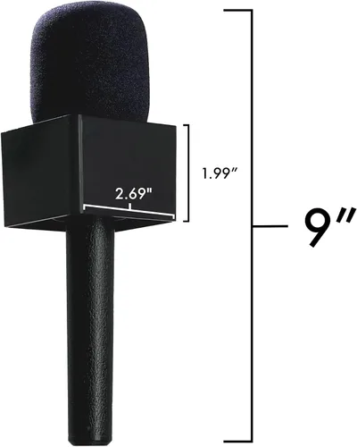 Vista 6 de 1pc - Adaptador de entrevista clásico Macrokraft PRO para DJI Mic y DJI Mic 2 Micrófono inalámbrico Bandera de micrófono incluida Montaje